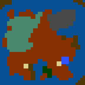 Underground minimap of Сокровище