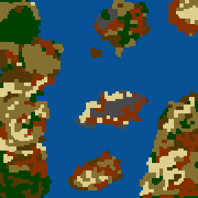 Surface minimap of Сокровище Воина
