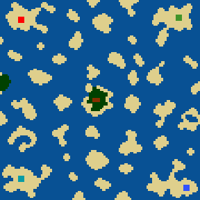 Surface minimap of Пылающий архипелаг