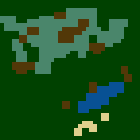 Surface minimap of Master of Trees