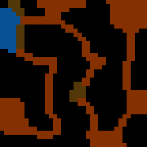 Underground minimap of Master of Trees