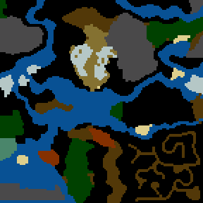 Underground minimap of Maturita