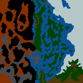 Underground minimap of Mgliste wyspy