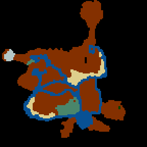 Underground minimap of Middle Earth