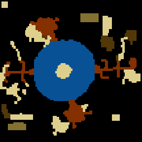 Underground minimap of Middletown