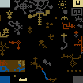Underground minimap of Might and Magic 8