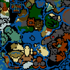 Underground minimap of Might and Magic HOTA v1.2