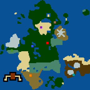 Surface minimap of Might & Magic 7