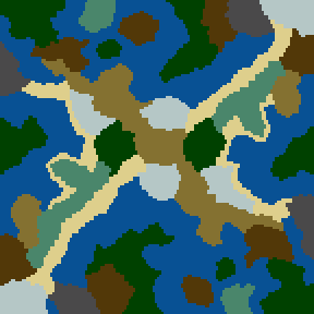 Surface minimap of Mines