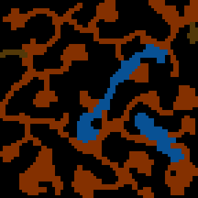 Underground minimap of Mines of Moria