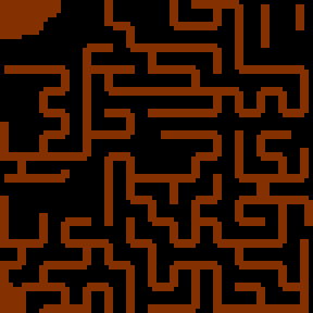 Underground minimap of Minotaur's Maze