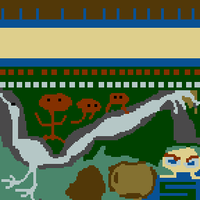 Surface minimap of Monsters and Heroes