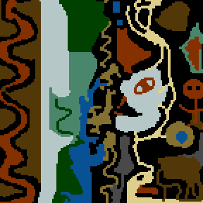 Underground minimap of Monsters and Heroes