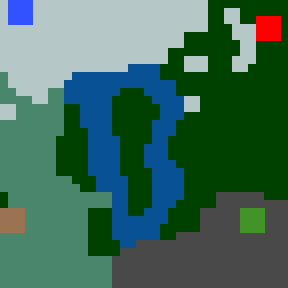 Surface minimap of Mountains