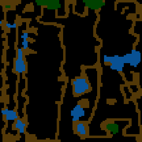 Underground minimap of Mushrooms
