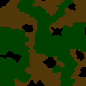 Underground minimap of Mystic Gardens