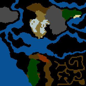 Underground minimap of Myth and Legend