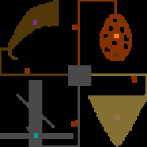 Underground minimap of New Zealand