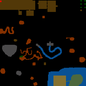 Underground minimap of Nieznany Bohater RPG