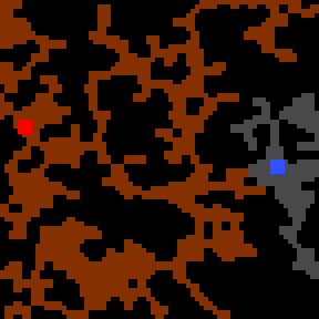 Underground minimap of Nothing lasts forever