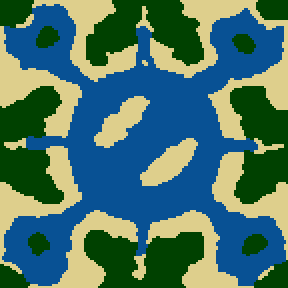 Underground minimap of Oasis 1.00