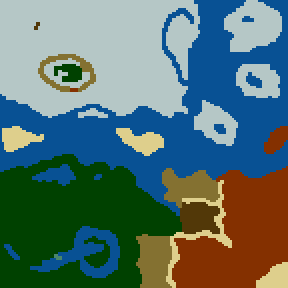 Surface minimap of Old Legends