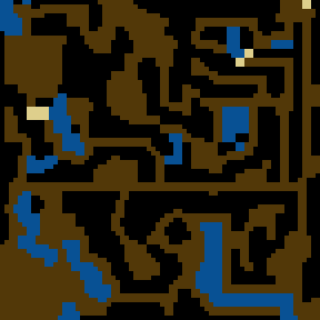 Underground minimap of Paix aux glaciers