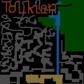 Underground minimap of Pán Prstenù