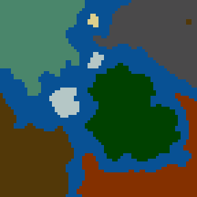 Surface minimap of Paradiz Islands & Undergrounds