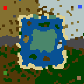 Surface minimap of Passages II {TE}