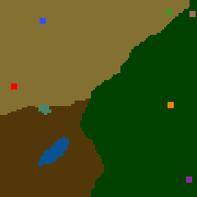 Surface minimap of Peaceful Ending (Allies)