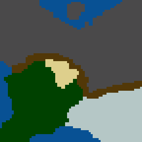 Surface minimap of Pentagram