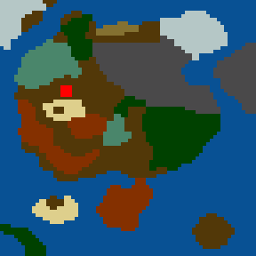 Surface minimap of Petite quête tranquille