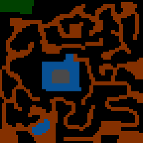 Underground minimap of Pirate Island, part 1.
