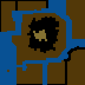 Underground minimap of Playroom of the Gods