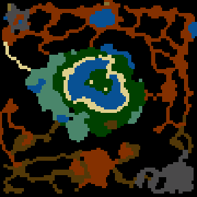 Underground minimap of Podróż do wnętrza ziemi