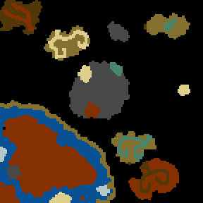 Underground minimap of Podziemna Wyspa
