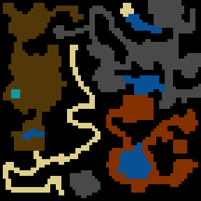 Underground minimap of Polnocna Kraina