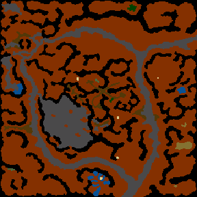 Underground minimap of Powrót Królowej