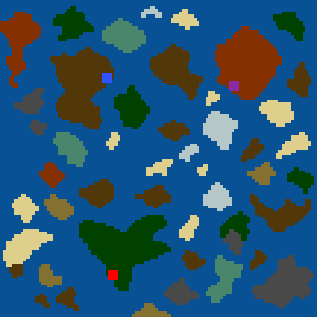 Surface minimap of Pride Islands