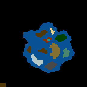 Underground minimap of Pride Islands