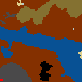 Underground minimap of Prince of Thieves