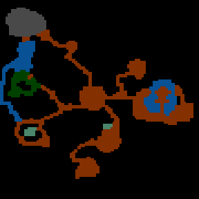 Underground minimap of Przekleństwo Smoka