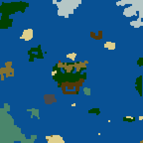 Surface minimap of Quest for Fantolia