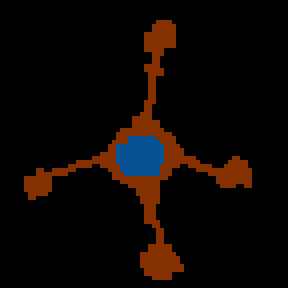 Underground minimap of Quest for Lady Milana