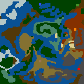 Surface minimap of Quest for Magic 4