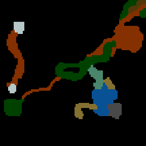Underground minimap of Quest for Magic 4