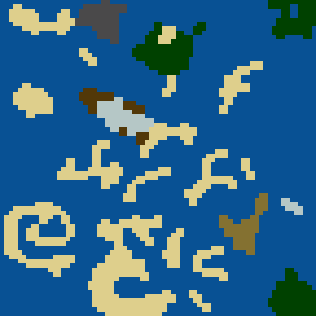 Surface minimap of Quest for the Cowl