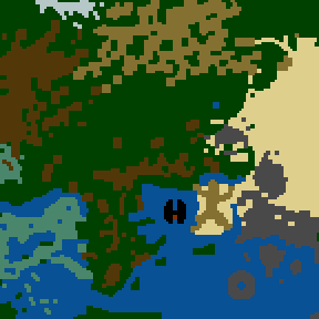 Underground minimap of Quest of the Ages