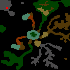 Underground minimap of Quest of Two Legends